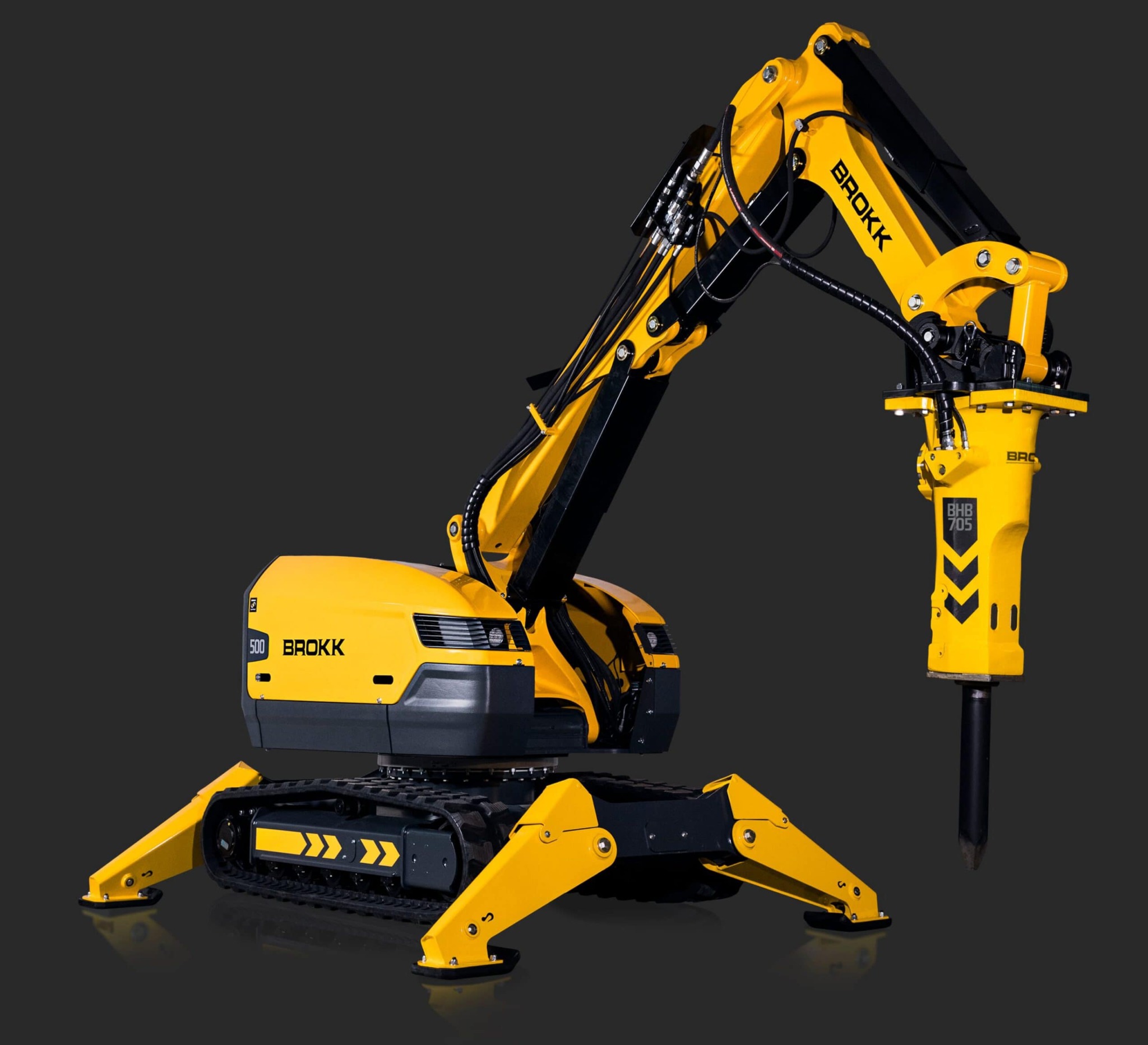 Brokk 500 szare tło